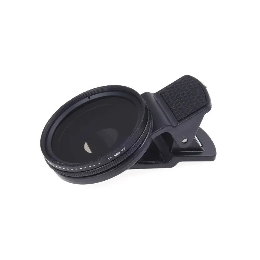 Detachable Phone Camera Lens Variable ND Filter Smartphones 37mm Portable Adjustable ND2 To ND400 Fader Variable ND Filters 2022 2