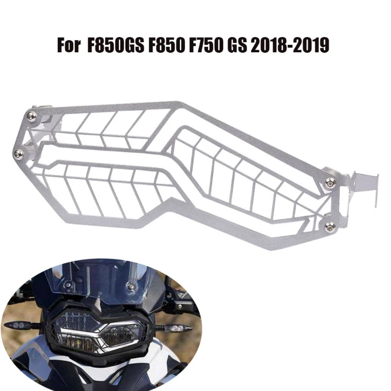 

Upgraded Motorbike Headlight Protector Anti-Shock Guard Grille for F750GS F850GS Motorcycle Light Cover GTWS
