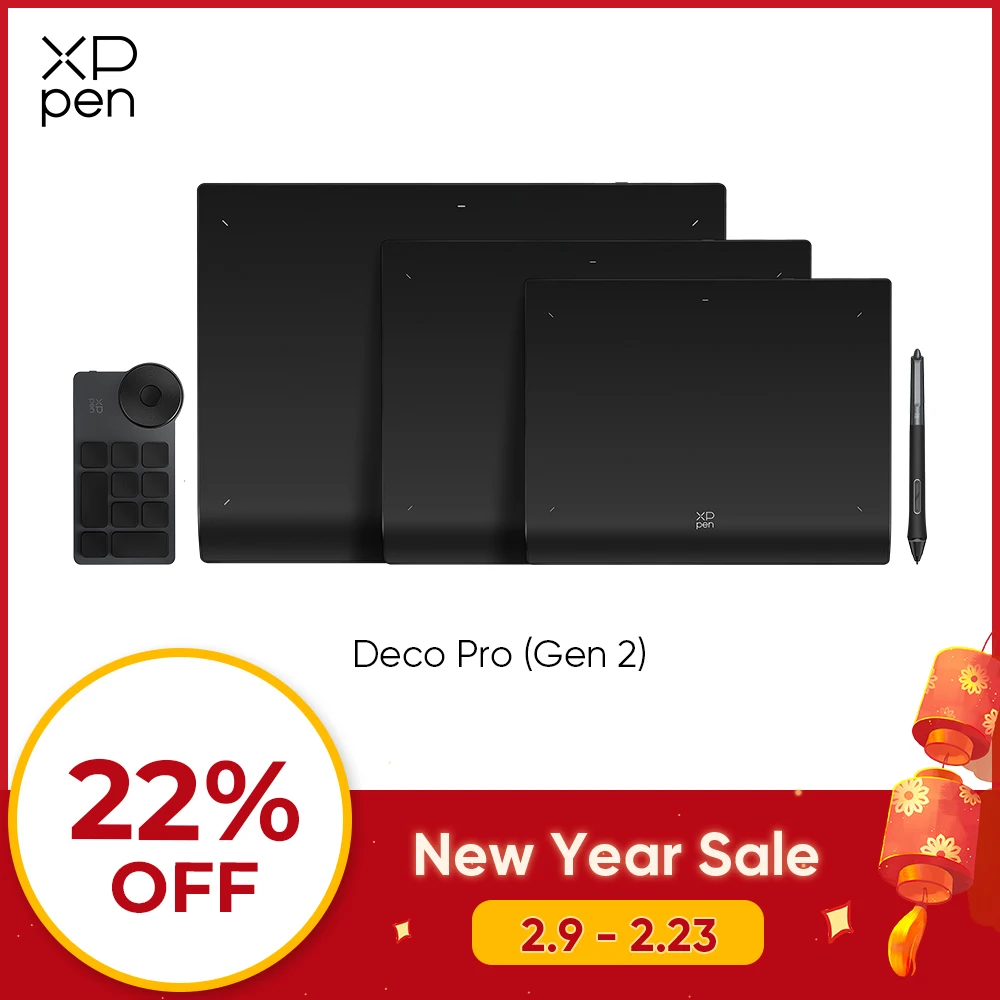XPPen Deco Pro (Gen 2) Graphics Tablet World First 16K Pressure