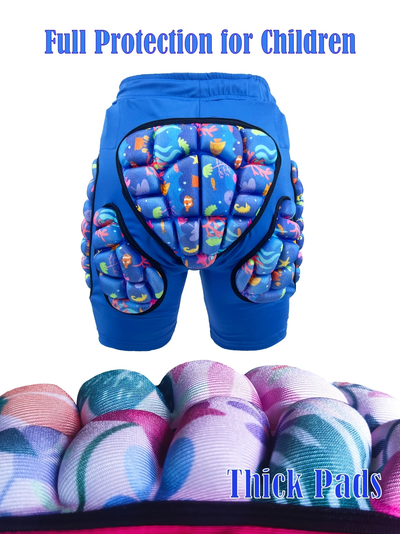 AVIVOR Kids Protective Padded Shorts Snowboard,Skate And Ski Rollerskate,3D Protection For Hip,Butt And Tailbone