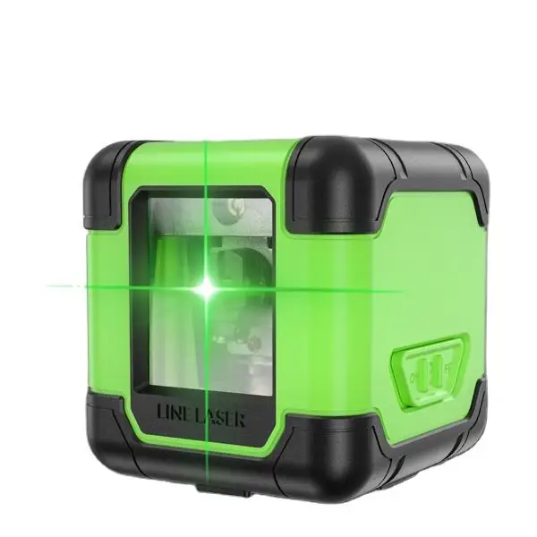 

Diy Mini Huepar A011G лазерный уровень 2 линии зеленый луч Высокая точность с ручным режимом