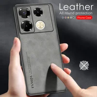 Sheepskin Leather Case For Infinix Note 40 Pro 4g 5g Tpu Soft Frame Protect Funda On.jpg