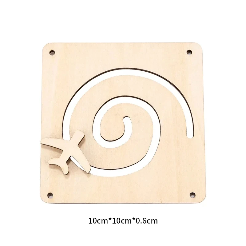 NEW Montessori Educational Toys Busy Board Activity Clocks Hourglass Cloud Frog Crocodile Aircraft Matching Board Baby Boy Gift