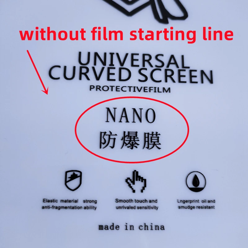 50pcs HD NANO Anti Impact Film Matte/UV Screen Protector Explosion-Proof Membrane For Blade or Laser Cutting Machine PET PMMA