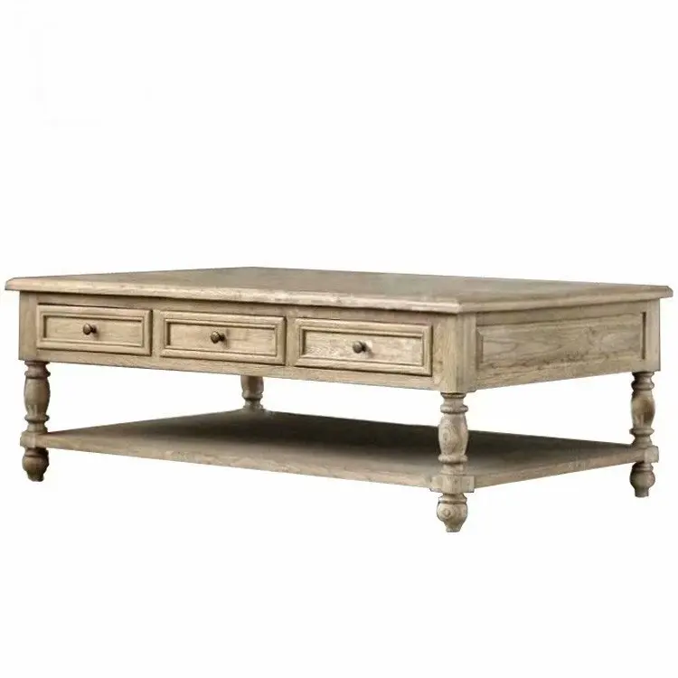 

Custom Furniture American Modern High End Sitting Room Log Tea Table Coffee Table
