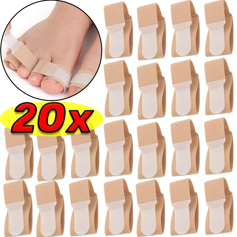 Reusable Toe Finger Straightener Hammer Toe Tape Hallux Valgus Corrector Bandage Toe Separator Splint Wraps Foot Care Supplies