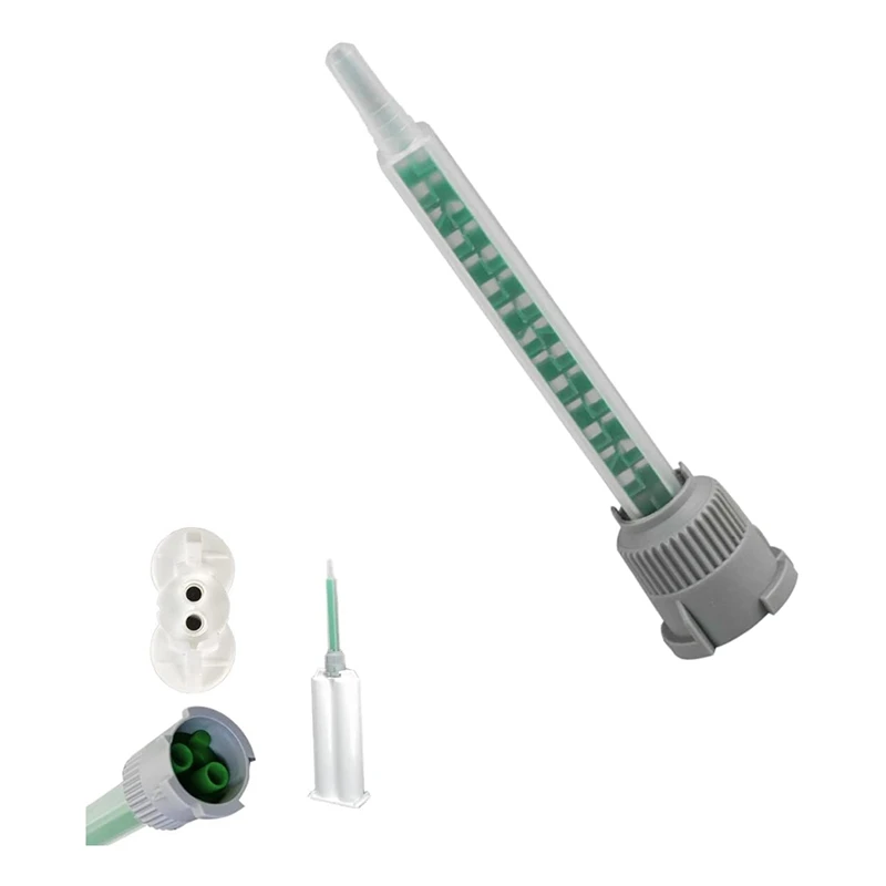 20 Pieces Mixing Nozzles Adhesive Cartridges Tip For 50Ml Resin Mixer Adhesive Applicatior 16-,1:1 Ratios