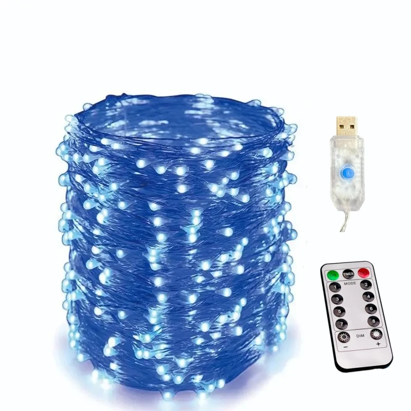 thumbnail image 1 of USB Led String Light 5M/10M/20M/30M 8Mode Remote Control Lights Fairy garlands Wedding Christmas Holiday Decor lamps New Year, 1 of 5