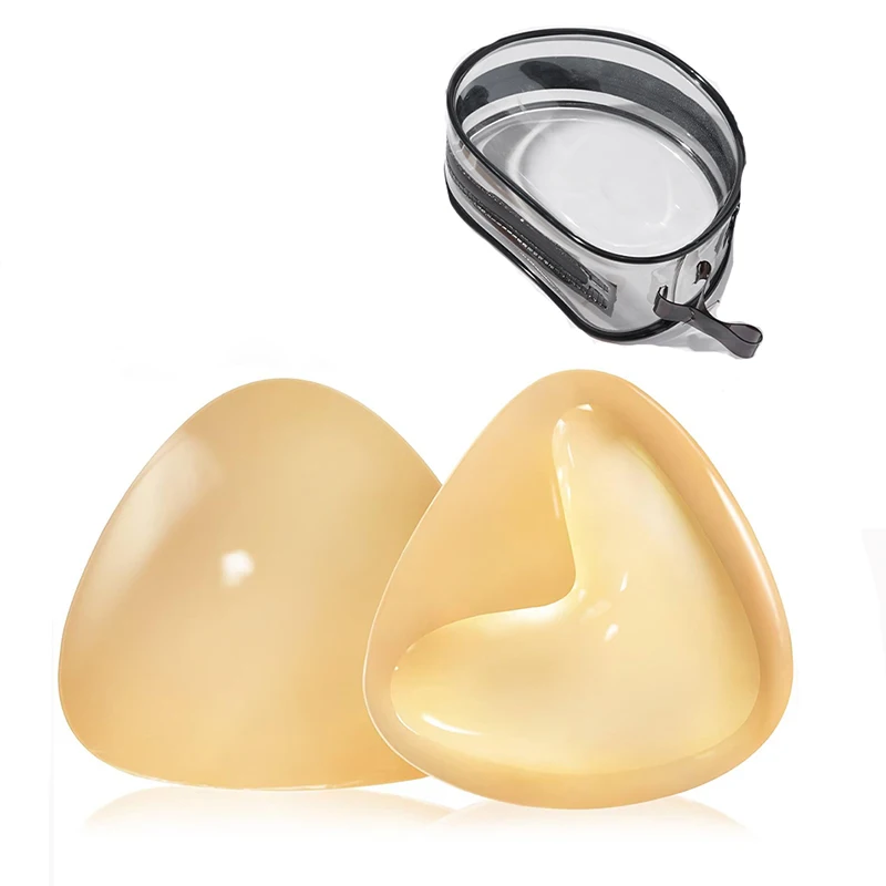 Double-Sided Sticky Bra Pads Reusable Padded Inserts Strapless Lift For Swimsuit Women Summer