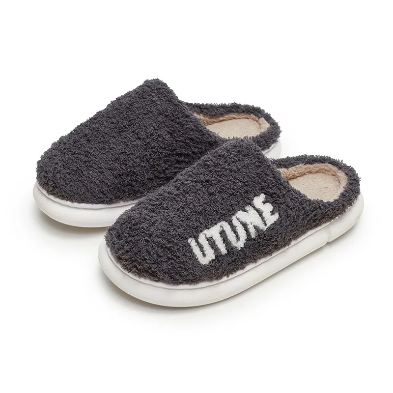 

Шлепанцы мягкие льняные для мужчин и женщин, симпатичные теплые домашние тапочки, сланцы для дома, с мехом, плоская подошва, для Дуду, весна-лето