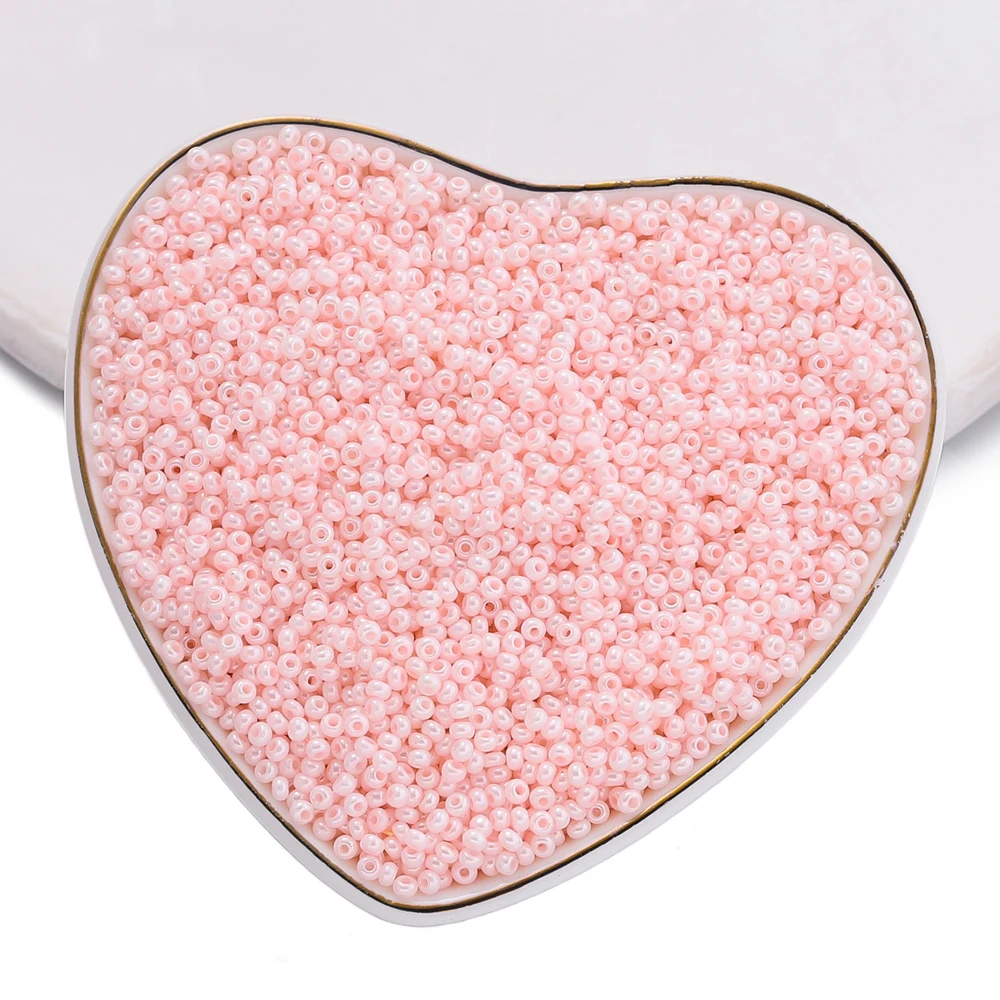 Vibrant 2mm Glass Seed Beads for DIY Jewelry and Crafting - 1000pcs Collection