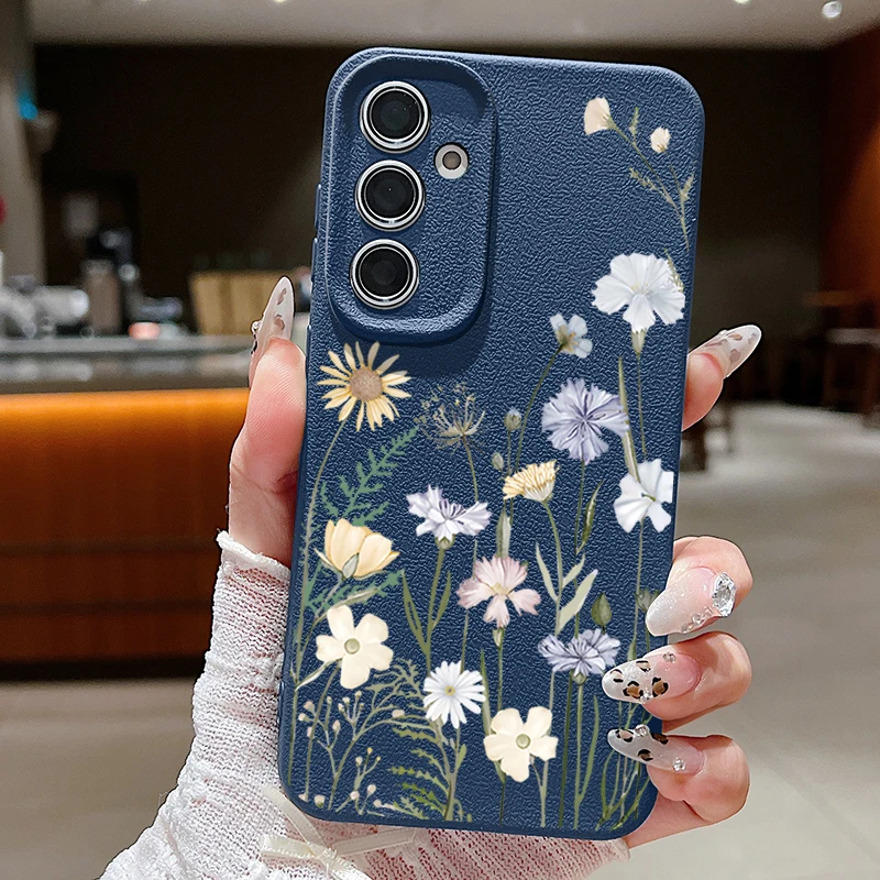 Soft Case with Little Flower Design - Protective Phone Cover