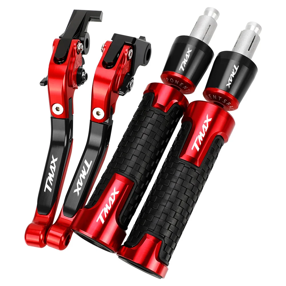 

For YAMAHA TMAX500 TMAX560 T-MAX Tmax 530 560 500 2008-2023 TMAX 530 SX/DX Brake Clutch Levers Handlebar Handle Grips Ends