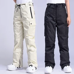 Ski Trousers Windproof Waterproof Warm and Breathable Snow Pants for Men and Women Winter Snowboard Outdoor Sports Trousers