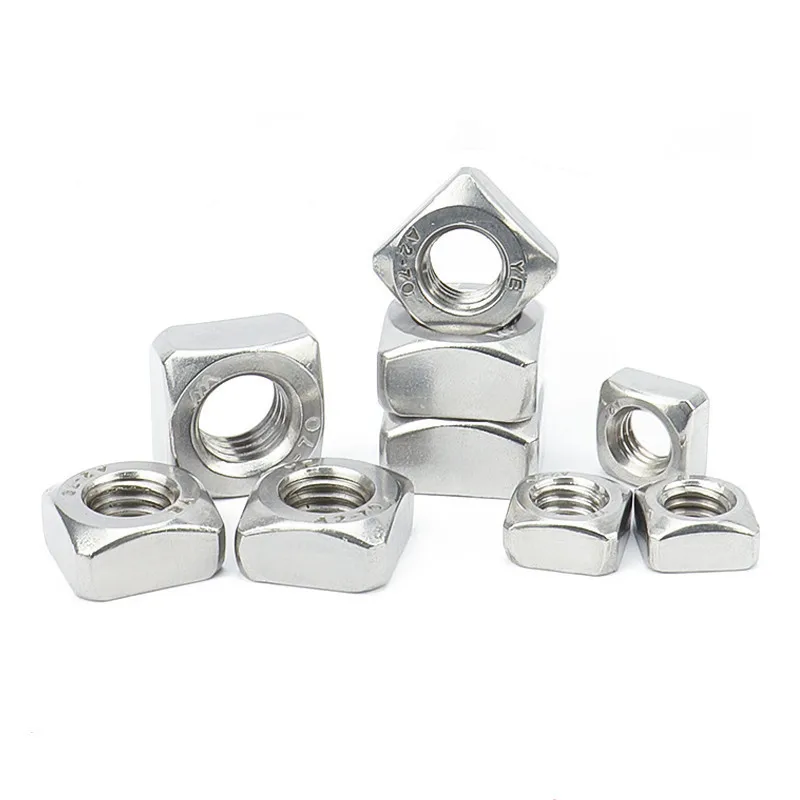 Square Nuts A2 Stainless Steel M3 M4 M5 M6 M8 M10 M12 Din557