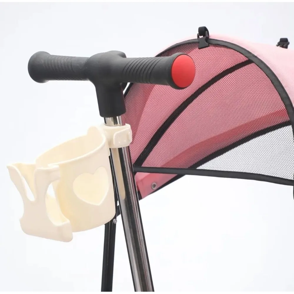Universal Stroller Cup Holder Black Nylon Accessory