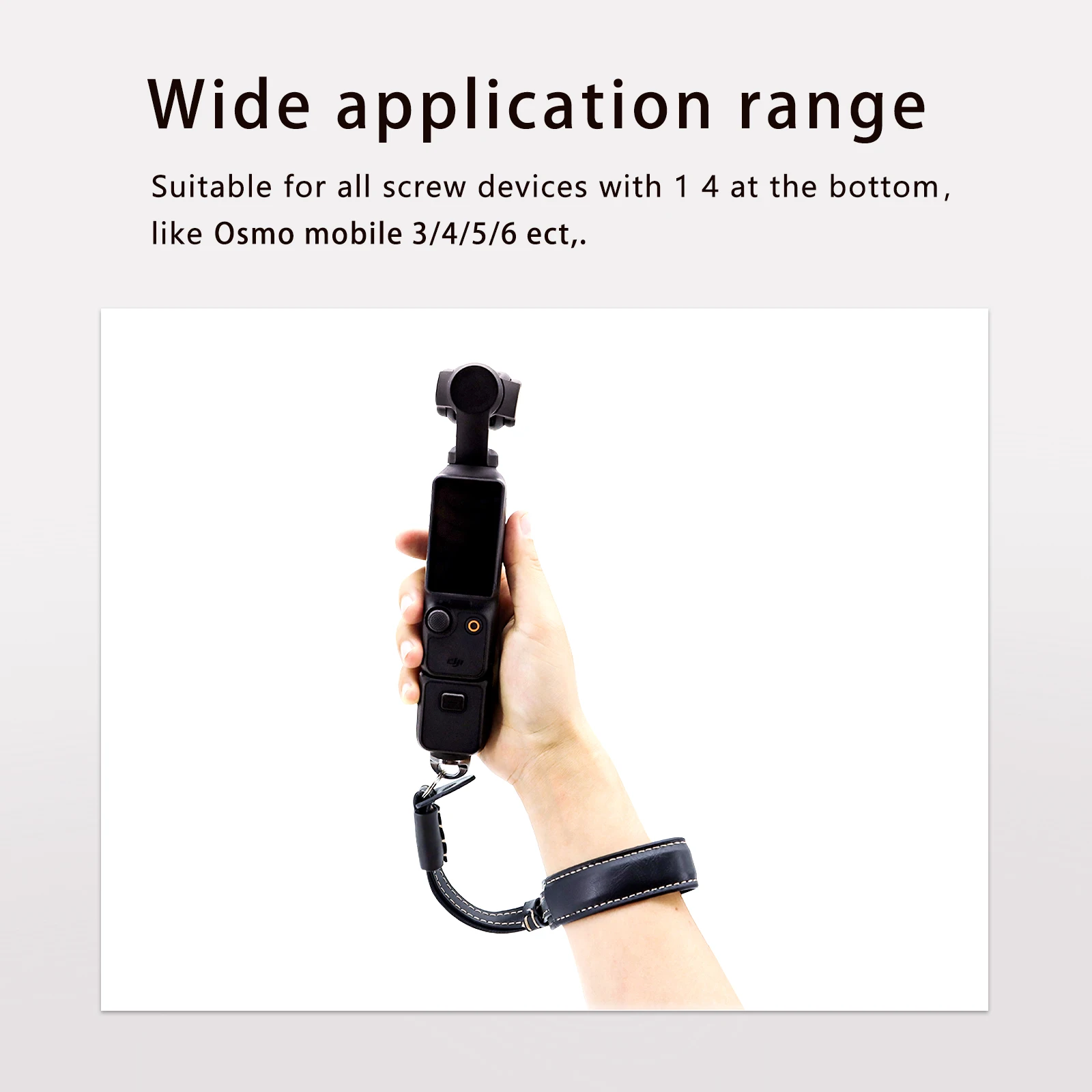 紛失防止リストストラップ DJI OSMO Pocket 3 PU ハンドストラップ