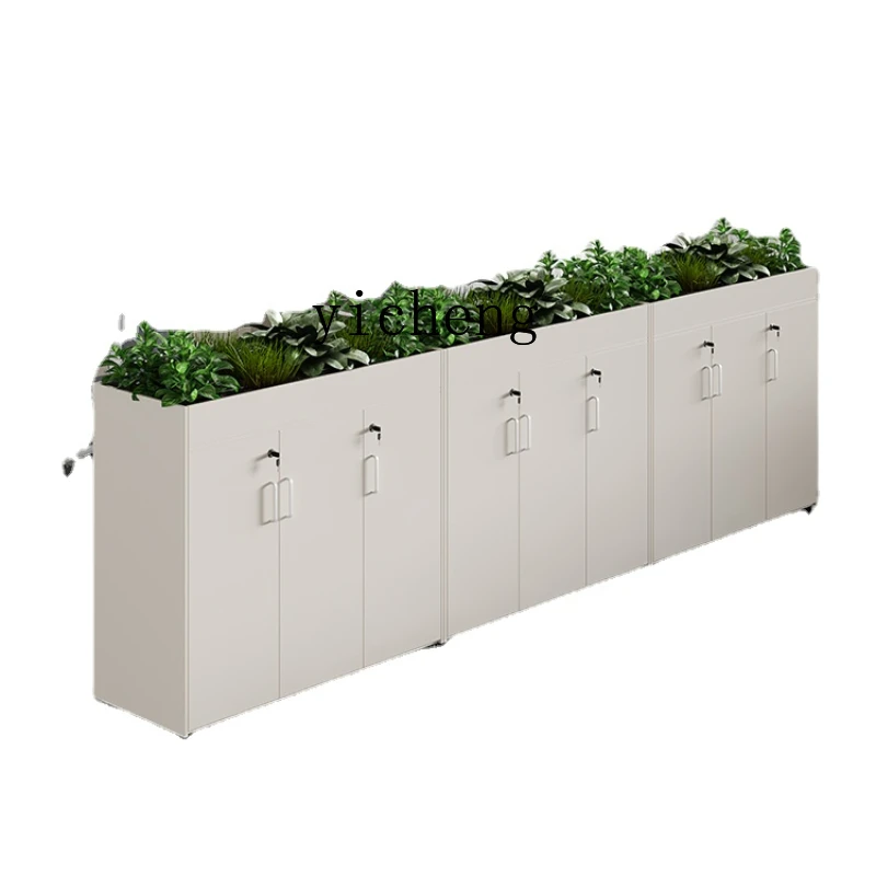 

Xl Partition Planter Cabinet Wooden Cabinet Locker with Lock Low Cabinet