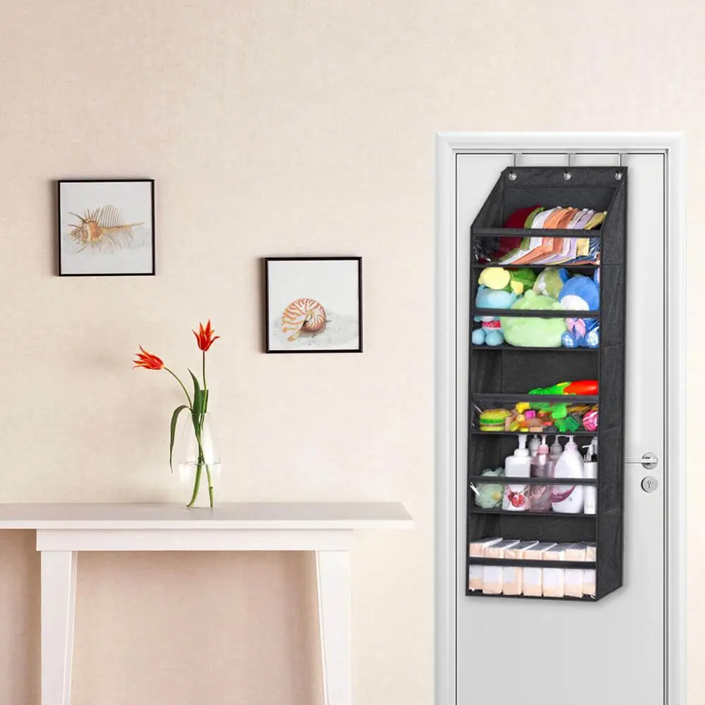 

Closet Door Capacity Back Door Storage Bag Multi-layer Design for Toys Snacks Clothes More Home Organizer with Pockets Hanging