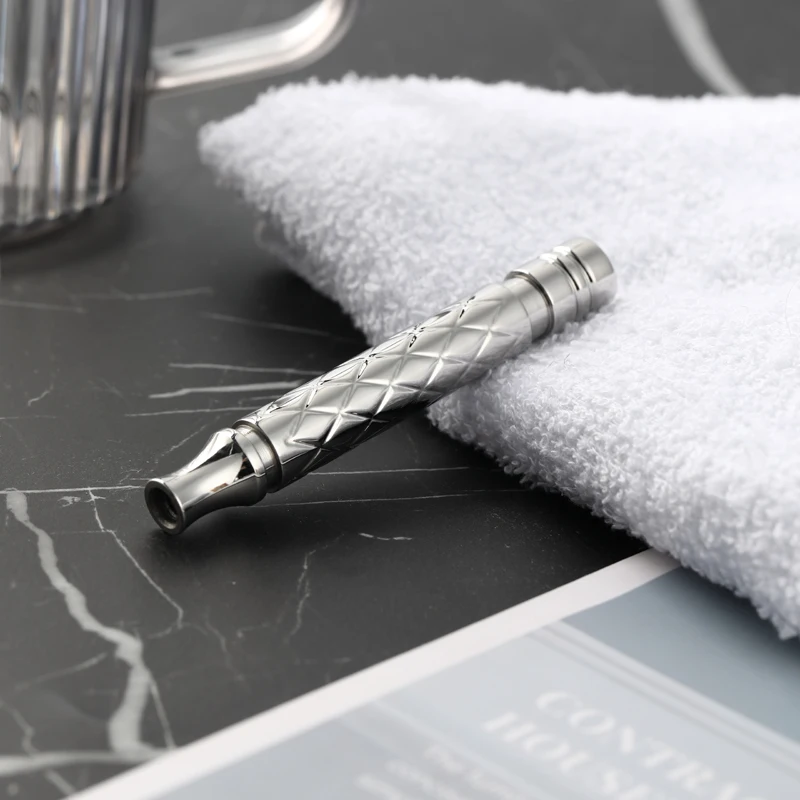 YAQI Harlequin Polished 303 Stainless Steel Men Safety Razor Handle