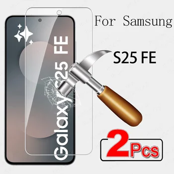 2 pezzi protezione schermo in vetro temperato per Samsung Galaxy S25 FE 5G vetro schermo SamsungS25FE GalaxyS25FE S25FE S 25 F E 2025 pellicola