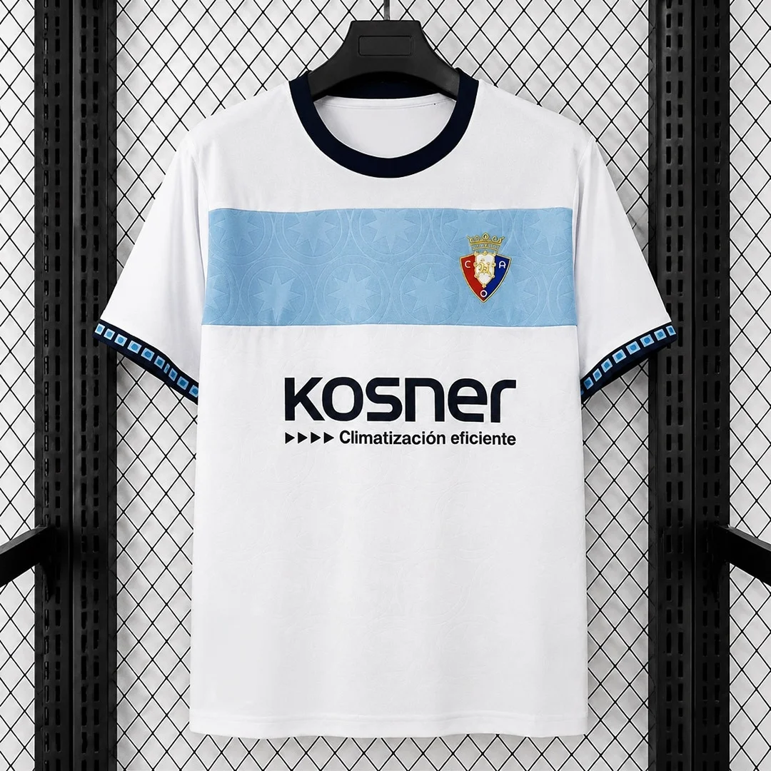 26-27 Neues Osasuna Fußballtrikot 3D-gedruckt Schnelltrocknend Sportlich Lässiges Herren-Kurzarm-T-Shirt Familien-Set