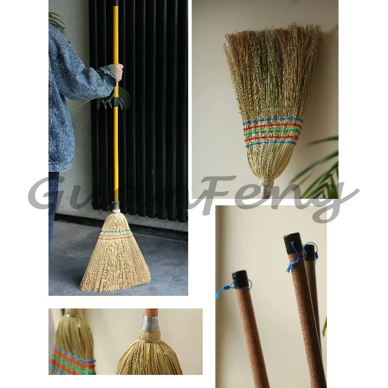 정원 빌라 빗자루 정원 청소 낙엽 빗자루 가정용 야외용