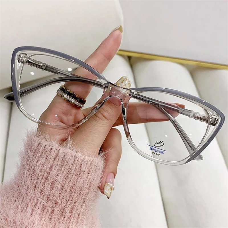 Monture Ovale Rétro Unisexe 2 Lunettes Anti Lumière Bleue Ovale Noir - Protection Yeux Écran - Taille Unique Lunettes Confort Visuel