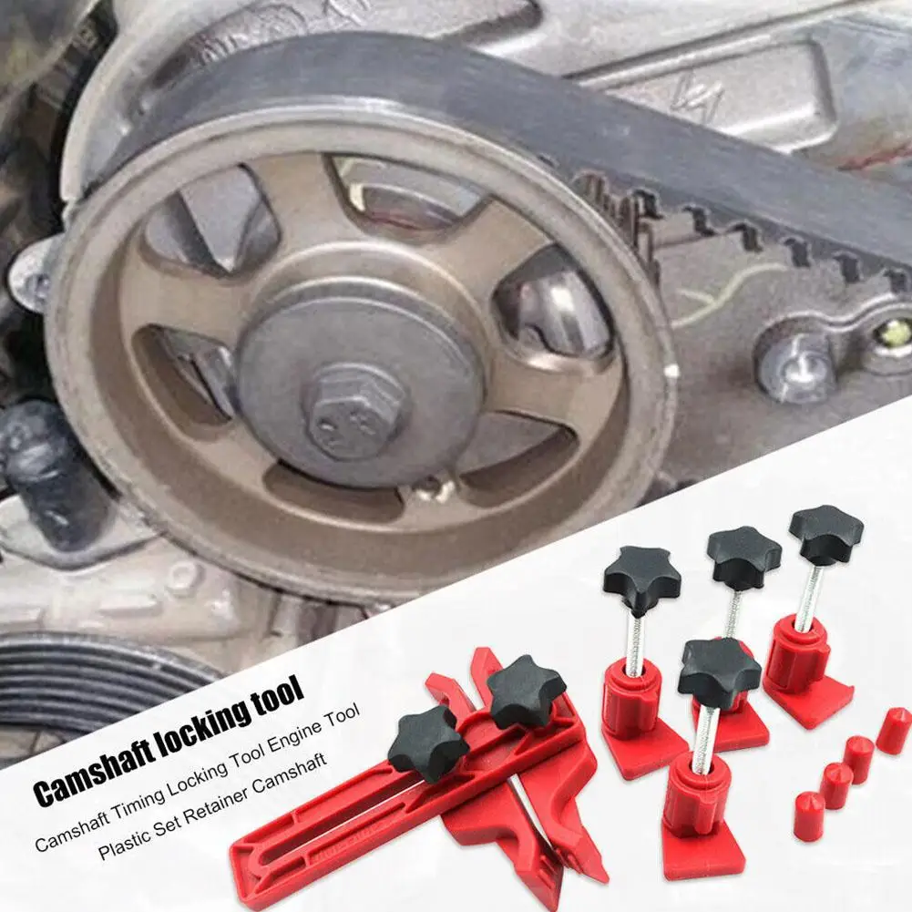 

Universal Cam Camshaft Lock Holder Car Camshaft Timing Gear Sprocket Tool Dual Gear Clamp Tool Locking Cam Locking Car Fixe L5Q6