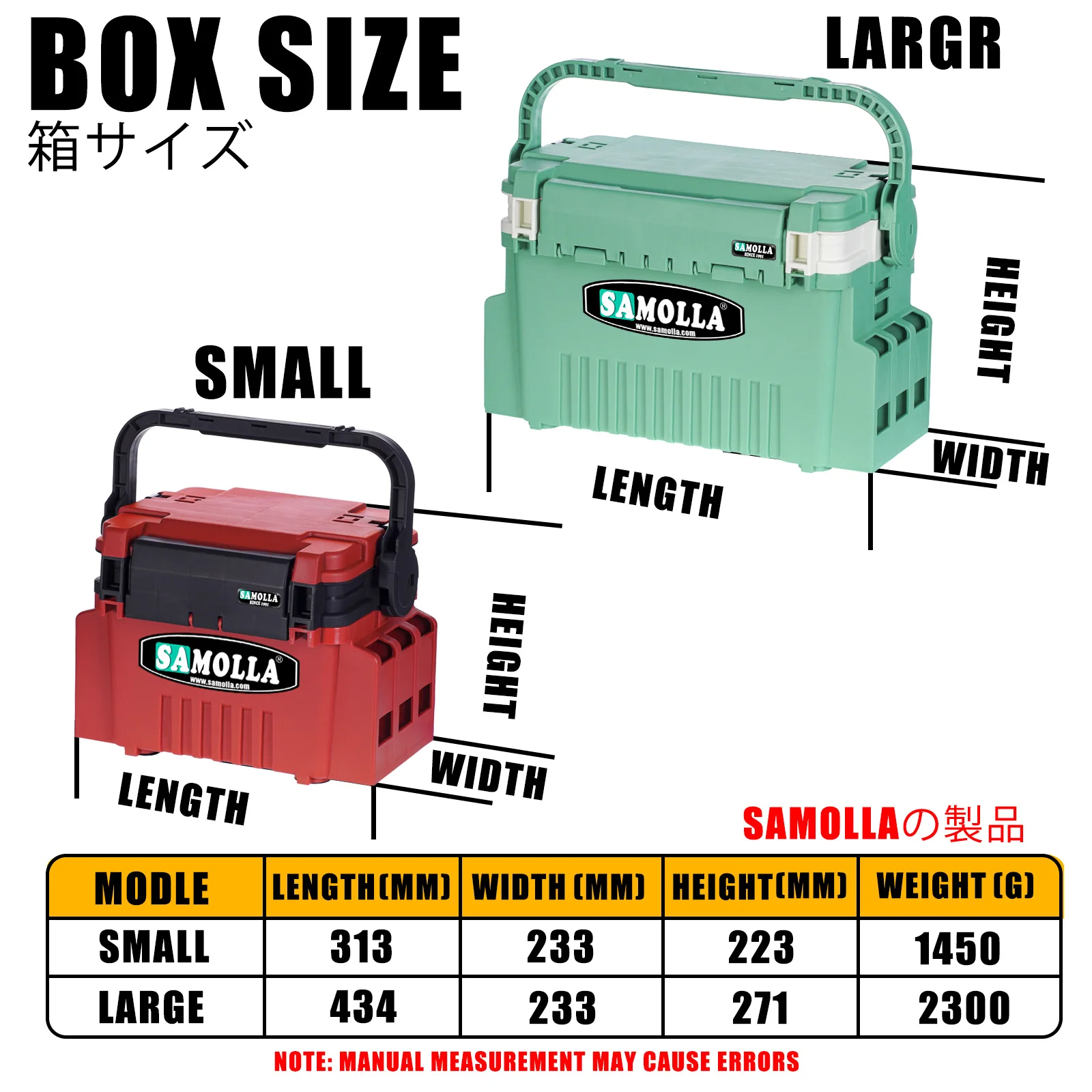 Super Big Fishing Box Multifunction Lure Box High-Quality Multi-storey  Compartments Plastic Accessories Tackle Container Case