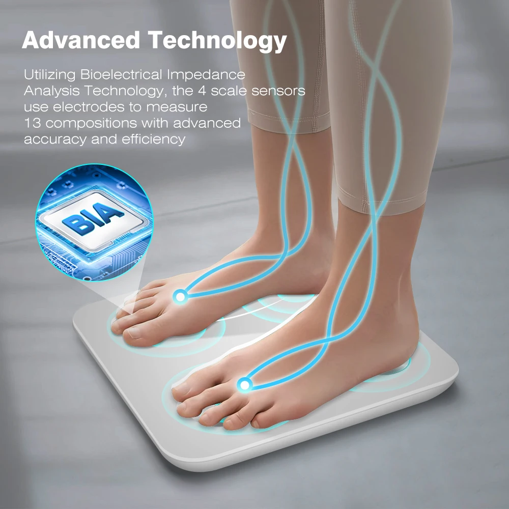 Description Picture 5 of itemINSMART Body Weight Scale Bathroom Scale Digital Body Weight Balance Smart Scale Body Composition Smart Floor Scales BMI