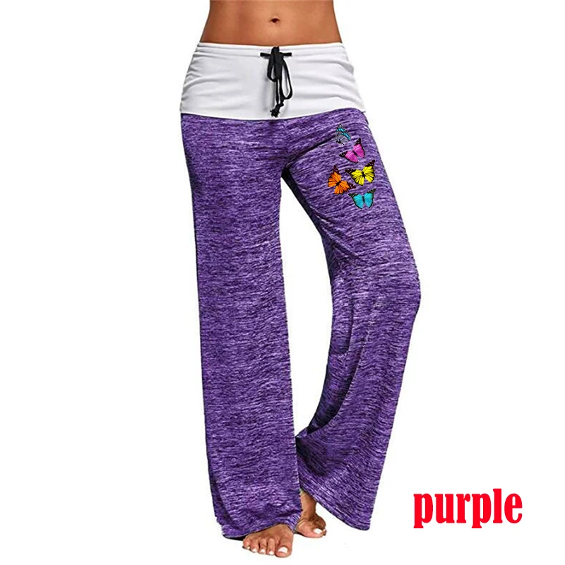 Рисунок 4 - Женские модные широкие штаны с принтом бабочки