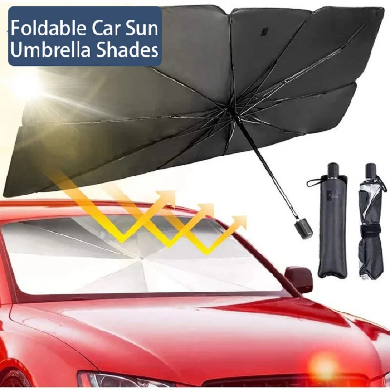 

Foldable Car Sun Umbrella Shades for Windshield Sun Shade Cover UV Protection Heat Insulation Car Interior Front Window Sunshade