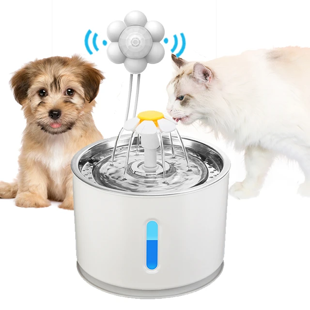 犬用自動猫噴水,赤外線モーションセンサー付きウォーター