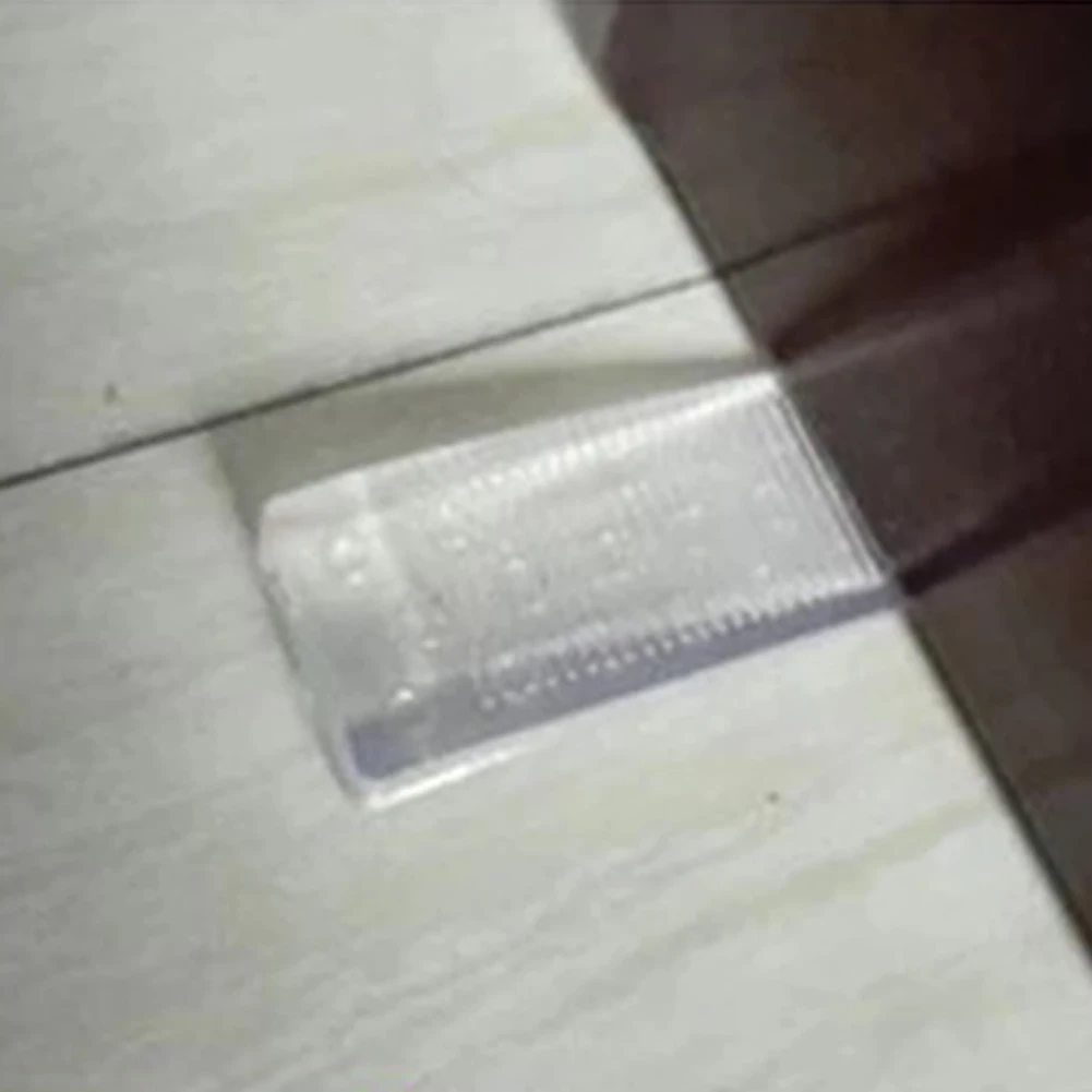 Practical Useful Door Stop Doorstops 1pcs Door Rear Retainer Doorstops Transparent/grey/black 95x40x14MM