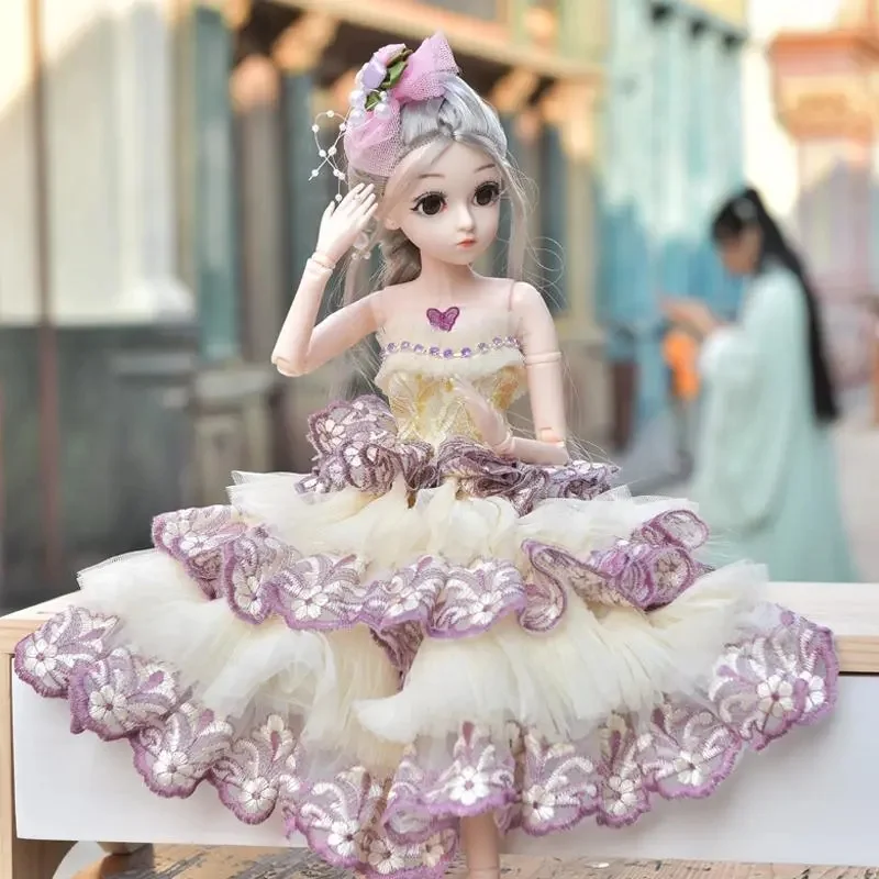 riley & Jingles ピンクのロンパースを着た女の子ドール19cm 45cm Fashion Girl Dolls Large Original Handmade 1/3 Doll