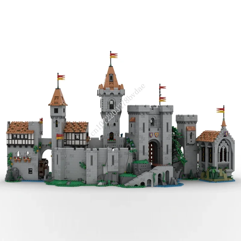 

2567PCS Medieval Castle Series MOC Lion Knight's Tower Model Building Blocks Technology Bricks DIY Assembly Toys Birthday Gifts
