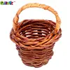 1Set Dollhouse Miniature Fabric Honey Bread Picnic Basket Kitchen Model Camping Scene Decor Toy Doll House Accessories 6