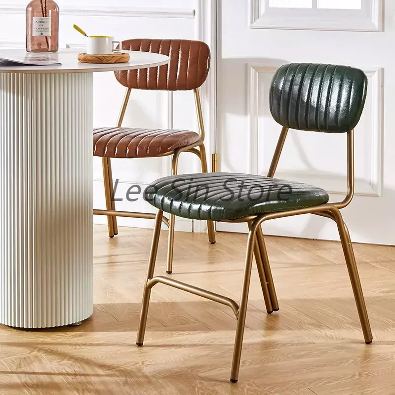 

Retro Designer Kitchen Chairs Luxury Relax Mid Century Modern Dining Room Chairs Floor Silla Plegable Kitchen Furniture MQ50CY