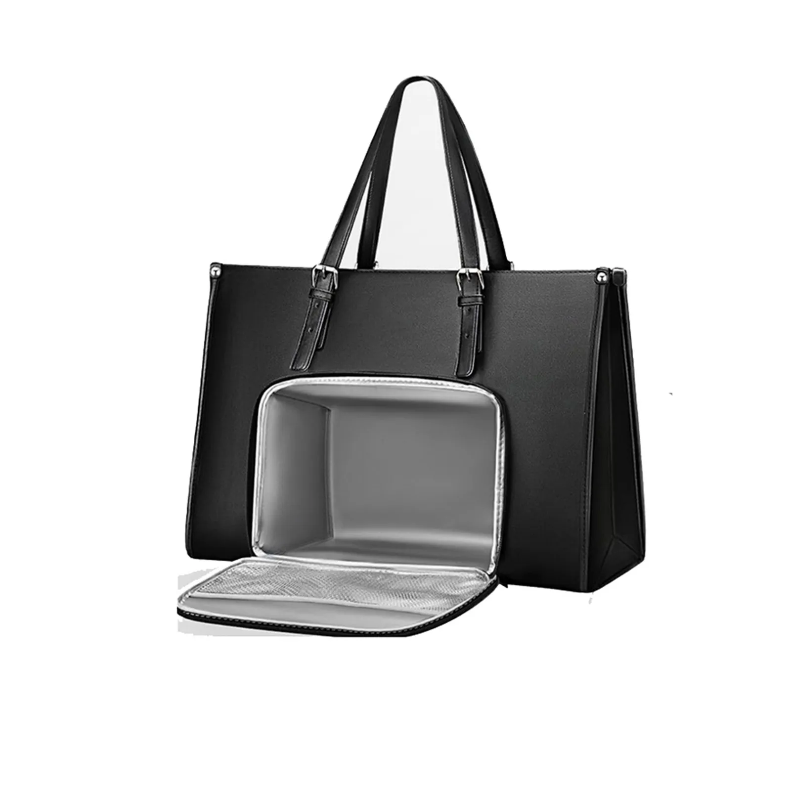 2 In 1 Lunch Tote Bag For Women, 15.6 Inch Tote Bag With Lunch Compartment, For Work, Bag, Purse Combo