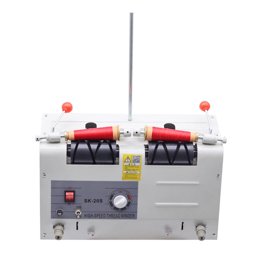 BT20S 220V Double-Head Wire Splitter Winding Rewinder Sewing Thread Embroidery Thread Splitter Multi-Function Wire