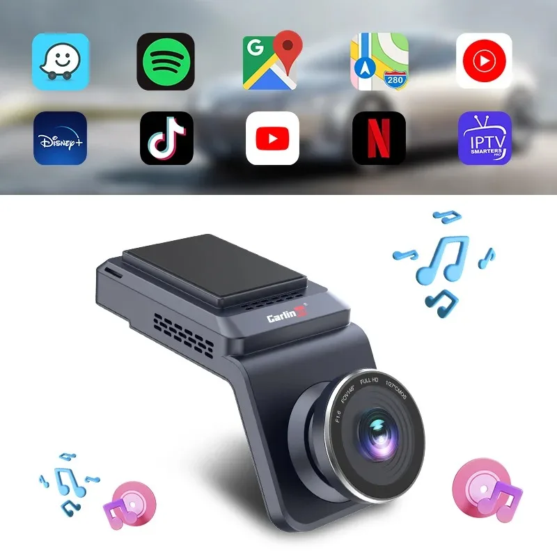 64Gb Mirror 4K Dash Cam Tachigrafo Car Play Box Multimedia Drive Recorder Video Per Giochi Di Youtube Netflix