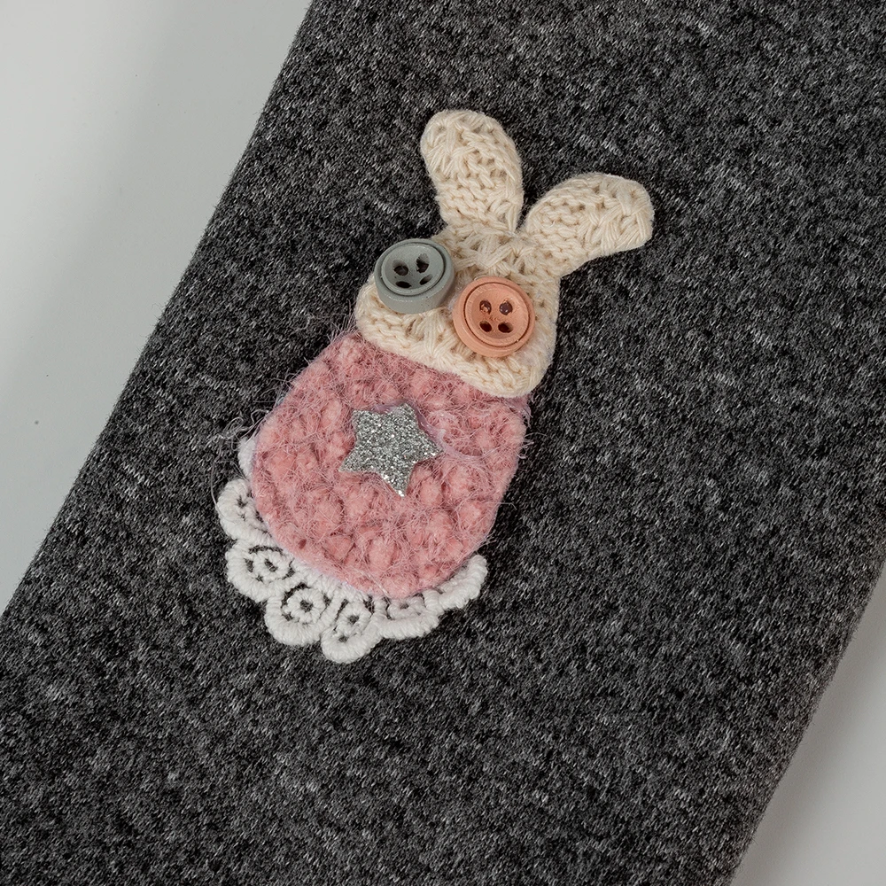 Girls Plush Winter Leggings 4