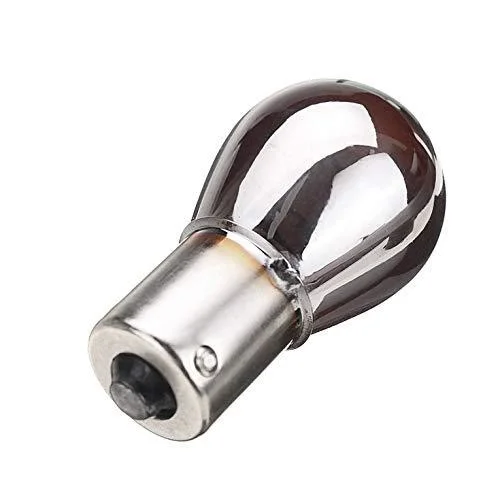 

CHROME SILVER AMBER rear indicator bulb 581 bau15s py21w turn signal lamp S25 12V car automobiles