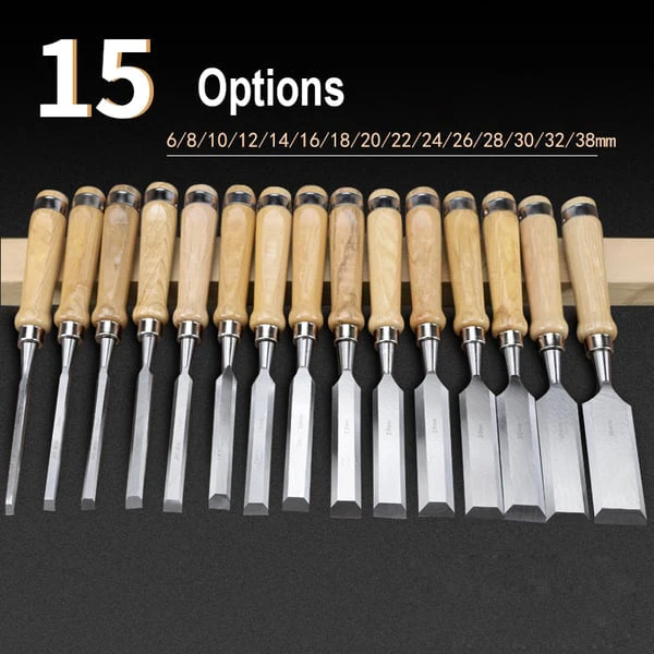 Wood Handle Chisels Woodworking 6/12/18/24mm Multi-function Carving Cutter  For Woodcut Working Carpenter DIY Gadget Hand Tools - AliExpress