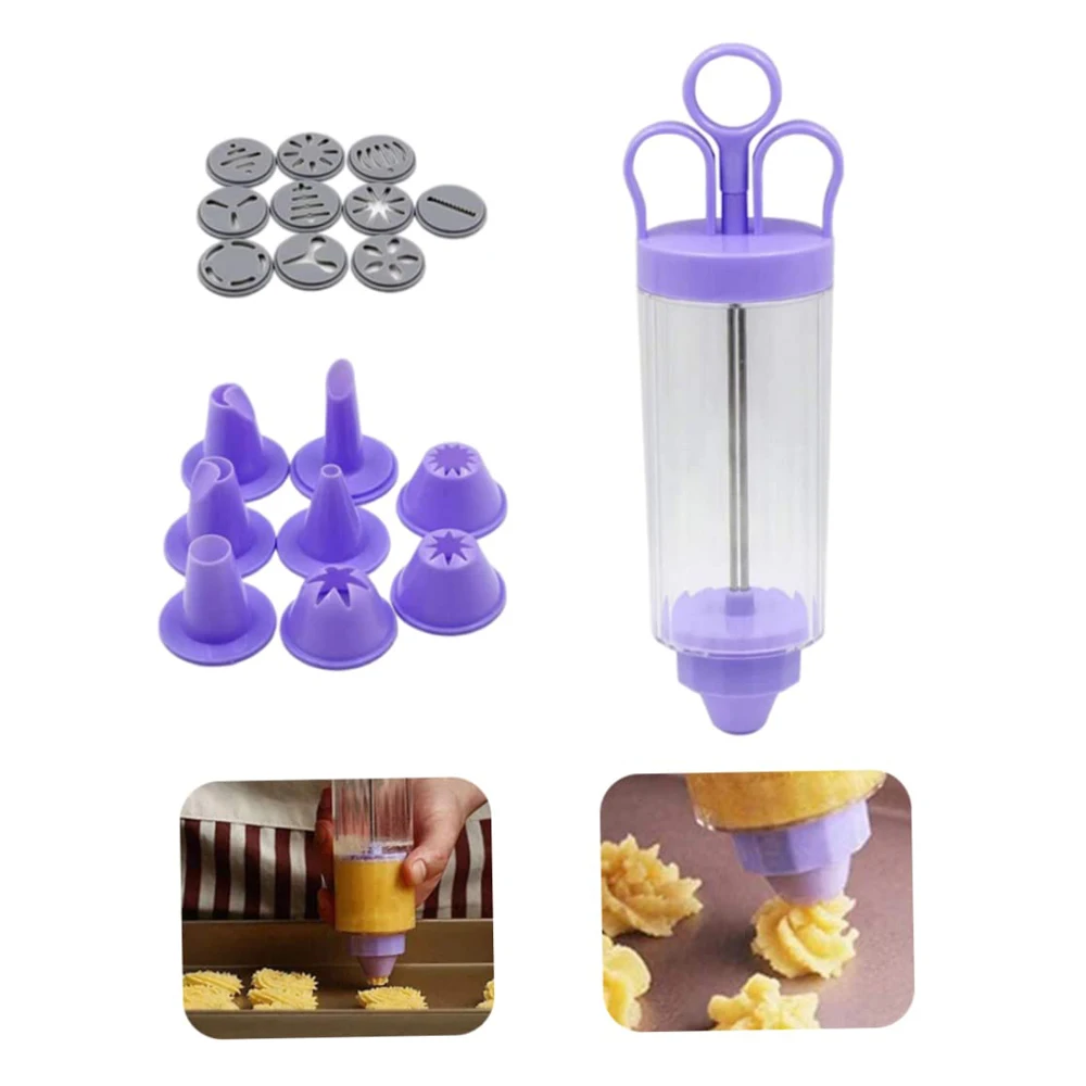 Diy Handmade Cookie Press Machine Gun Cookie Press Icing Kit Cookie Cutter Mold Gun Pastry Syringe Cream Cookie Cake Tool