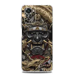 Samurai Hannya Mask Ghost Soft Phone Case - Note 14 ProPlus 5G (B9)