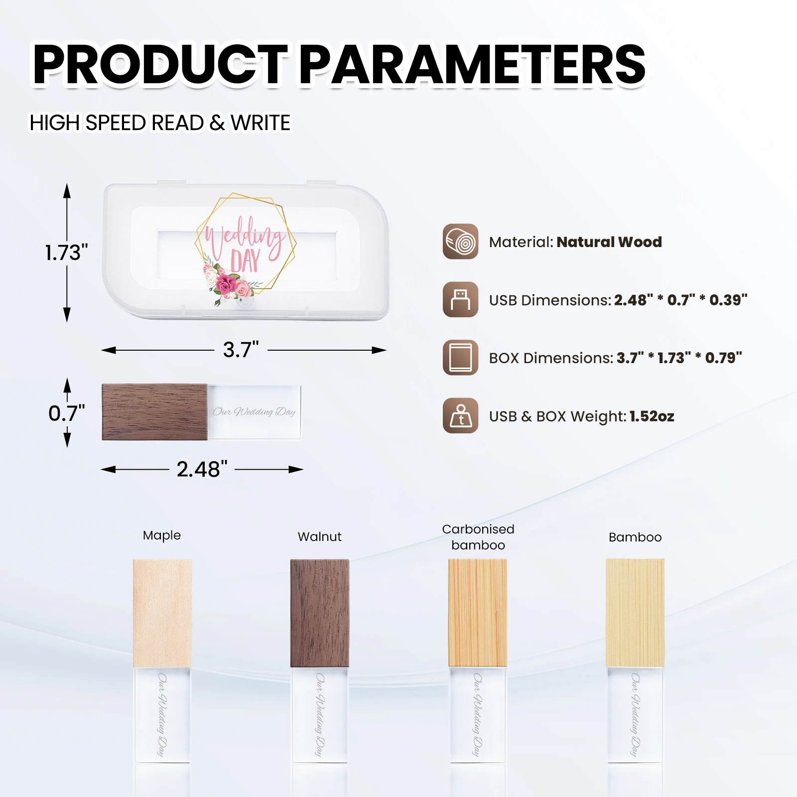 나무 뚜껑 USB 플래시 드라이브 LED 조명 크리스탈 펜 드라이브 128GB 64GB 32GB 무료 맞춤 로고 메모리 스틱 U 디스크 16GB 8GB 4GB