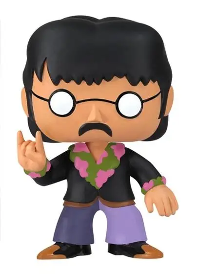 비틀즈 존 레논 폴 지오그레 링고 블루 가수 한정 컬렉션 비닐 인형 피규어 모델 장난감