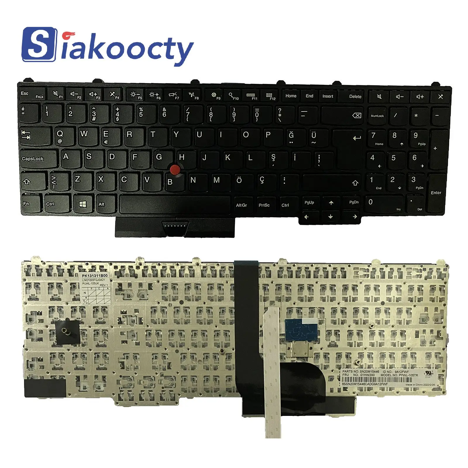 

New TR Factory wholesale laptop keyboard for Lenovo Thinkpad P50(20EN/20EQ) P70(20ER/20ES) Laptop Klavye